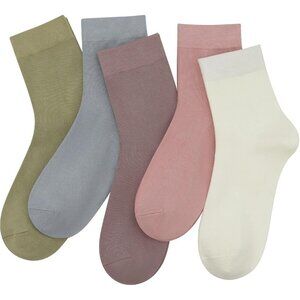 Women Assorted Crew Thin Ankle Height Lightweight Anti Odor Soft  Ankle Socks